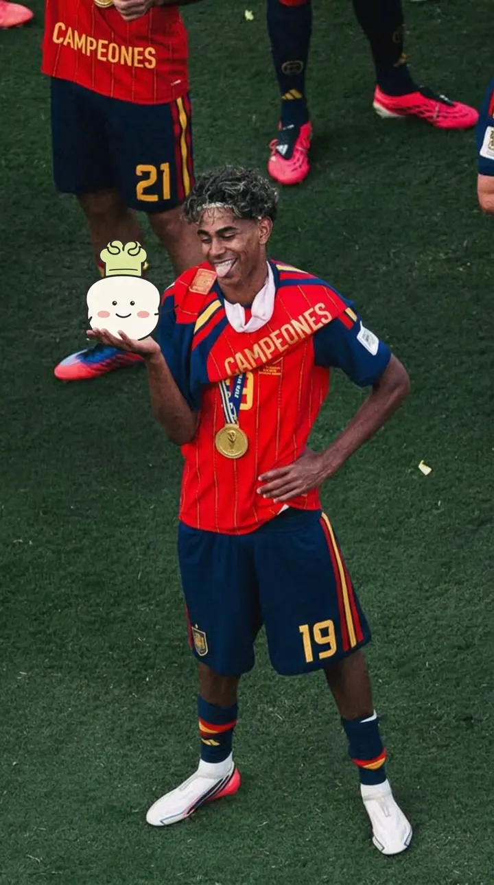 A football champion celebrating with Pip