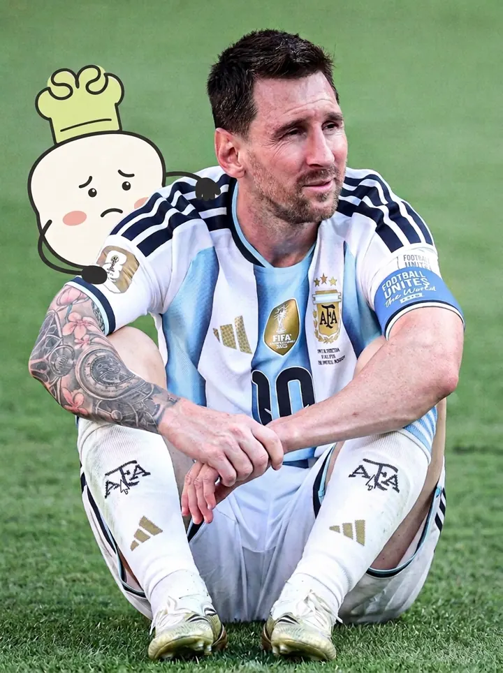 Pip consoling a football player after a match